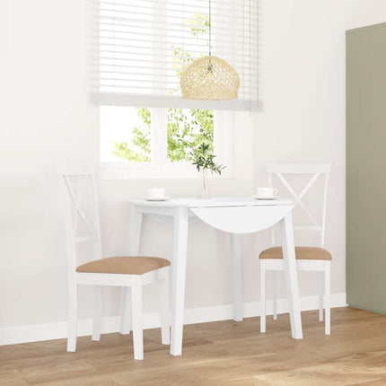 Eetkamerstoelen Met Kussens Massief Hout Rubber