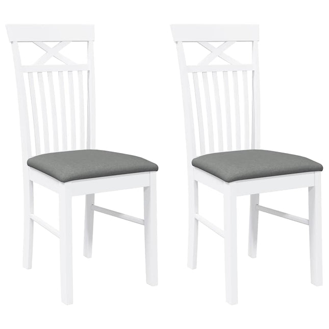 Eetkamerstoelen Met Kussens Massief Hout Rubber