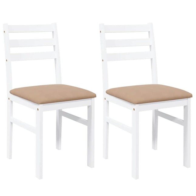 Eetkamerstoelen Met Kussens Massief Hout Rubber