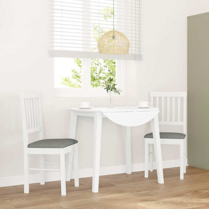 Eetkamerstoelen Met Kussens 2 St Massief Hout Rubber