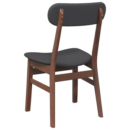 Eetkamerstoelen Met Kussens Massief Hout Rubber