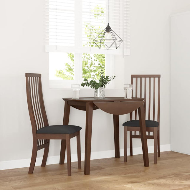 Eetkamerstoelen Met Kussens Massief Hout Rubber