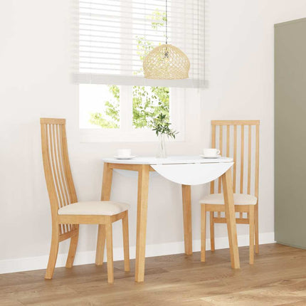 Eetkamerstoelen Met Kussens Massief Hout Rubber Bruin