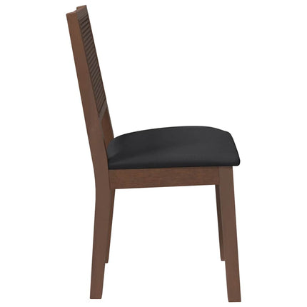 Eetkamerstoelen Met Kussens 2 St Massief Hout Rubber