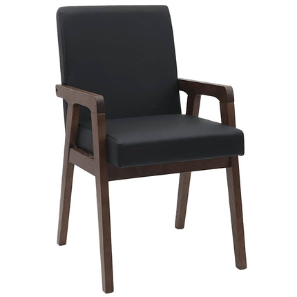 Eetkamerstoelen Met Kussens 2 Stuks Bruin Massief Hout Rubber