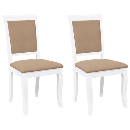 Eetkamerstoelen Met Kussens 2 St Massief Hout Rubber