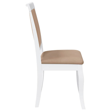 Eetkamerstoelen Met Kussens 2 St Massief Hout Rubber