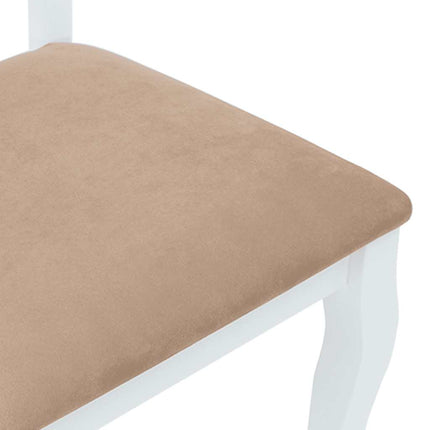 Eetkamerstoelen Met Kussens 2 St Massief Hout Rubber
