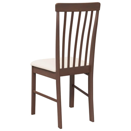 Eetkamerstoelen Met Kussens 2 St Massief Hout Rubber