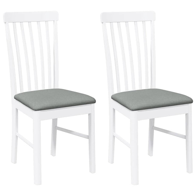 Eetkamerstoelen Met Kussens 2 St Massief Hout Rubber