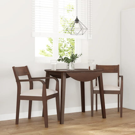 Eetkamerstoelen Met Kussens 2 St Massief Hout Rubber
