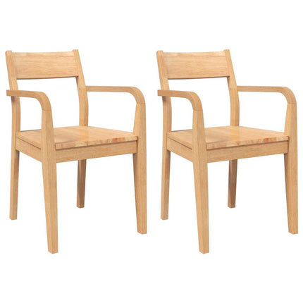 Eetkamerstoelen 2 St Massief Hout Rubber