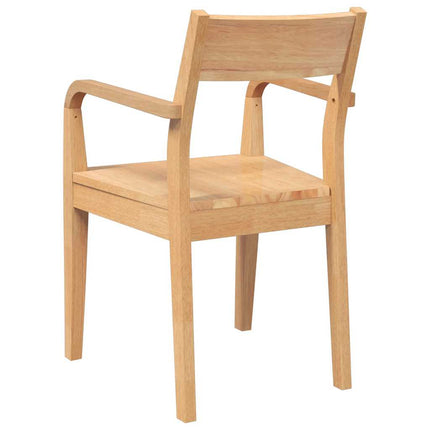 Eetkamerstoelen 2 St Massief Hout Rubber