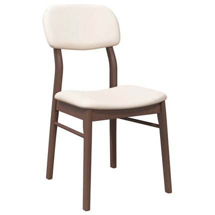 Eetkamerstoelen Met Kussens Massief Hout Rubber