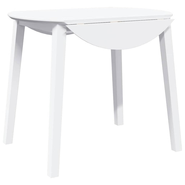 Eettafel Massief Hout Rubber