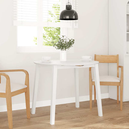 Eettafel Massief Hout Rubber