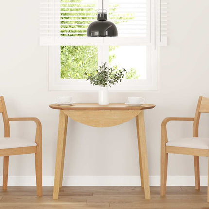 Eettafel Massief Hout Rubber