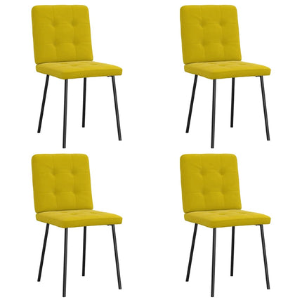Eetkamerstoelen Fluweel Kleurig