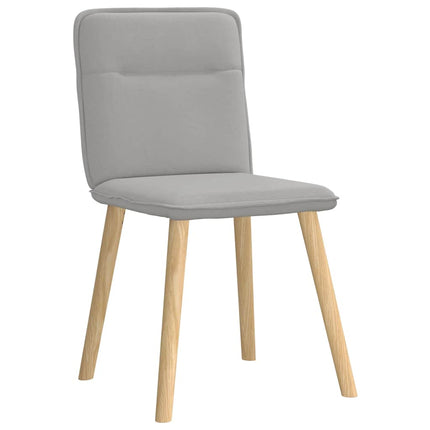 Eetkamerstoelen Stof Wolk Grijs