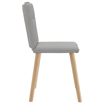 Eetkamerstoelen Stof Wolk Grijs