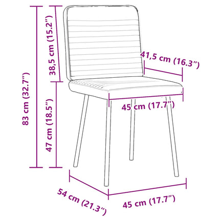 Eetkamerstoelen Fluweel