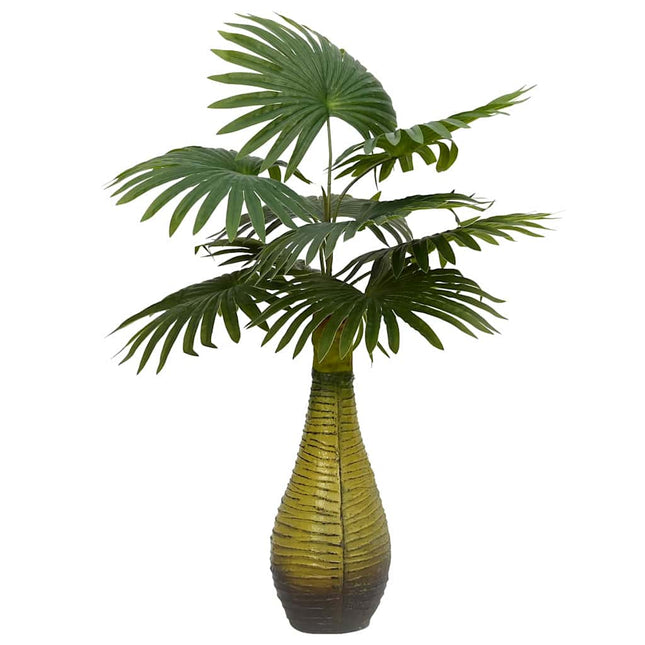 Kunstpalmplant 9 Blaadjes Groen