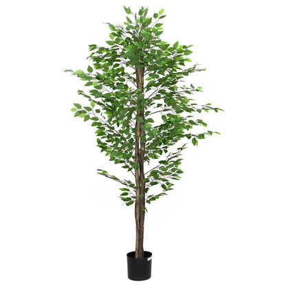 Kunst Ficus Plant 1260 bladeren 200 cm groen