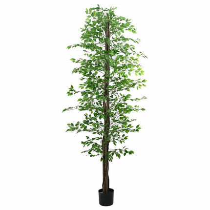 Kunst Ficus Plant 1260 Bladeren Groen