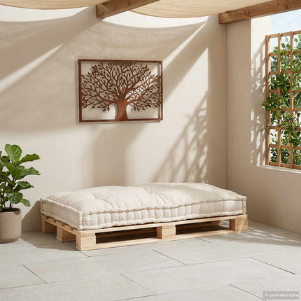 Pallet Sofa Kussen 120 X 80 X 12 Cm Stof