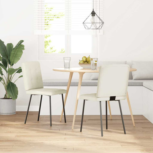 Eetkamerstoelen Fluweel Kleurig