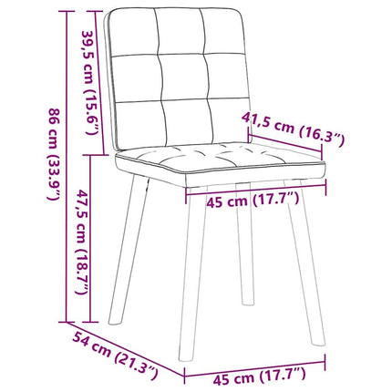Eetkamerstoelen Stof