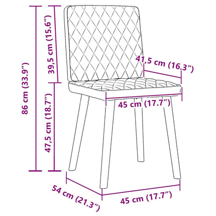 Eetkamerstoelen Stof