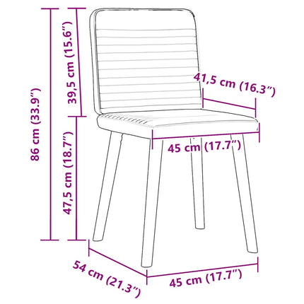 Eetkamerstoelen Stof