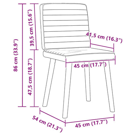 Eetkamerstoelen Stof