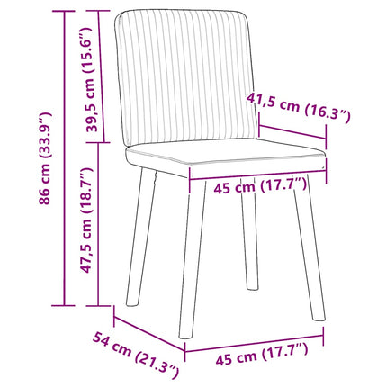Eetkamerstoelen Stof