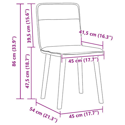 Eetkamerstoelen Stof