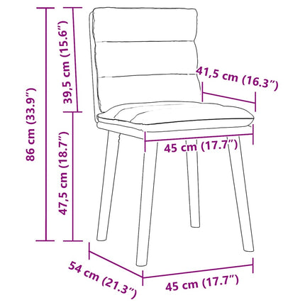 Eetkamerstoelen Stof