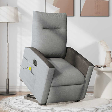 Sta-Op-Massagestoel Elektrisch Verstelbaar Stof