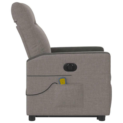 Sta-Op-Massagestoel Elektrisch Verstelbaar Stof