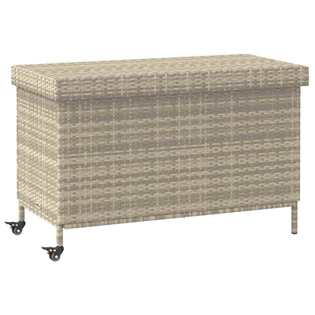 Tuinbox Met Wielen Poly Rattan