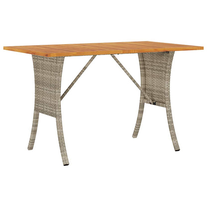 Tuinbank 3-Zits Met Kussens & Tafel Poly Rattan