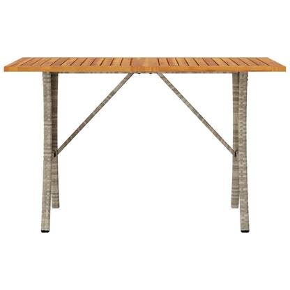 Tuinbank 3-Zits Met Kussens & Tafel Poly Rattan