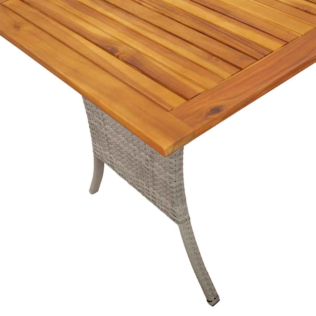 Tuinbank 3-Zits Met Kussens & Tafel Poly Rattan