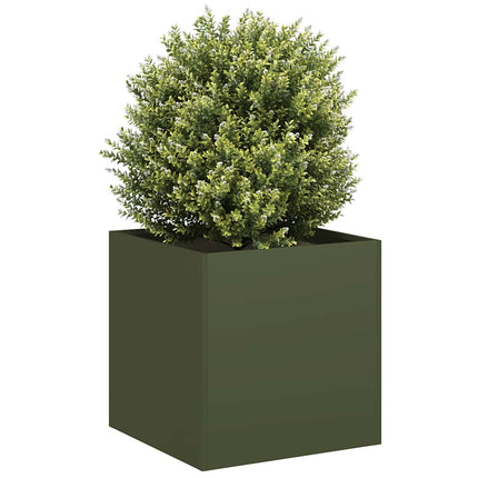 Plantenbak Koudgewalst Staal Olijfgroen