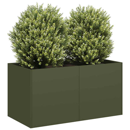 Plantenbak Koudgewalst Staal Olijfgroen