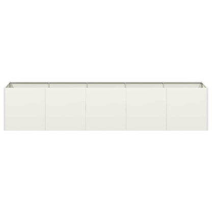 Plantenbak Koudgewalst Staal Wit