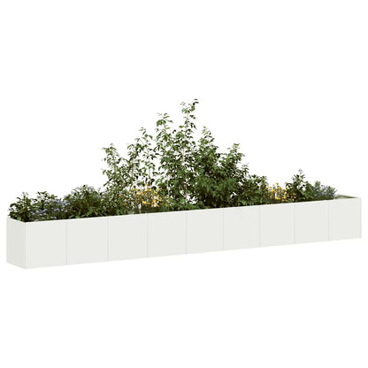 Plantenbak Koudgewalst Staal Wit