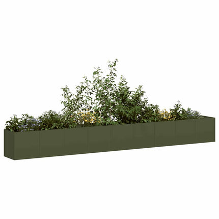 Plantenbak Koudgewalst Staal Olijfgroen