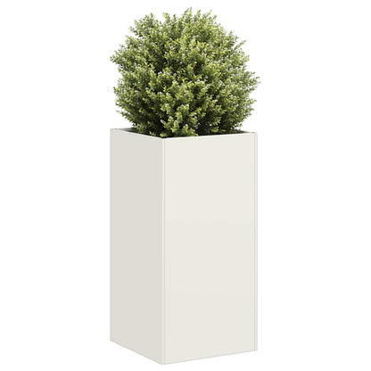 Plantenbak Koudgewalst Staal Wit