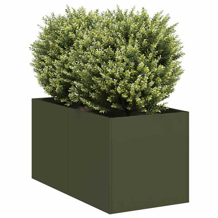 Plantenbak Koudgewalst Staal Olijfgroen